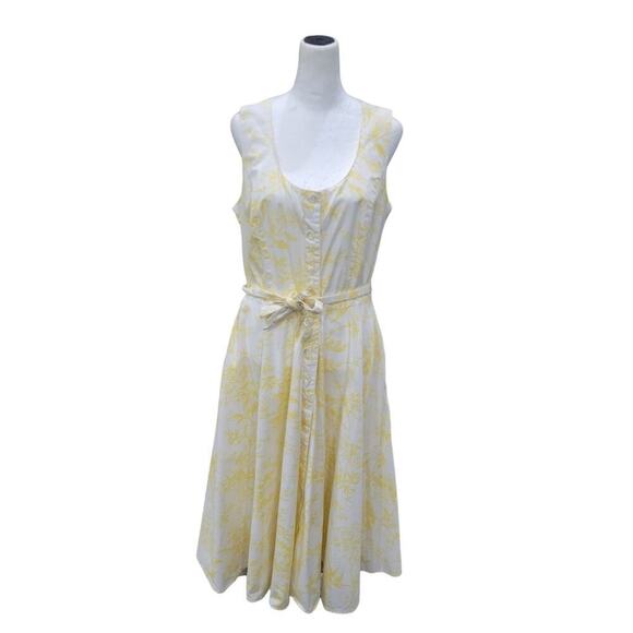 J. Peterman Dresses & Skirts - J. Peterman Women's Vintage Toile De Juy Sleeveless Cotton Midi Dress Size 10